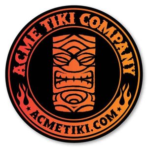 Flaming Logo Sticker