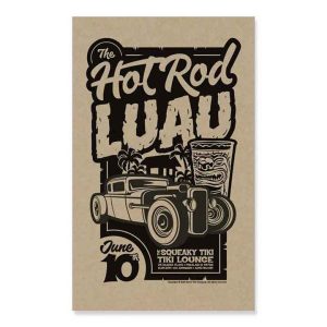Hot Rod Luau Poster