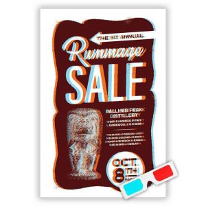2023 Tiki Rummage Sale 3D Poster