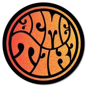Glitter Acme Tiki Sticker