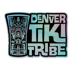 Denver Tiki Tribe Glow-in-the-Dark Sticker